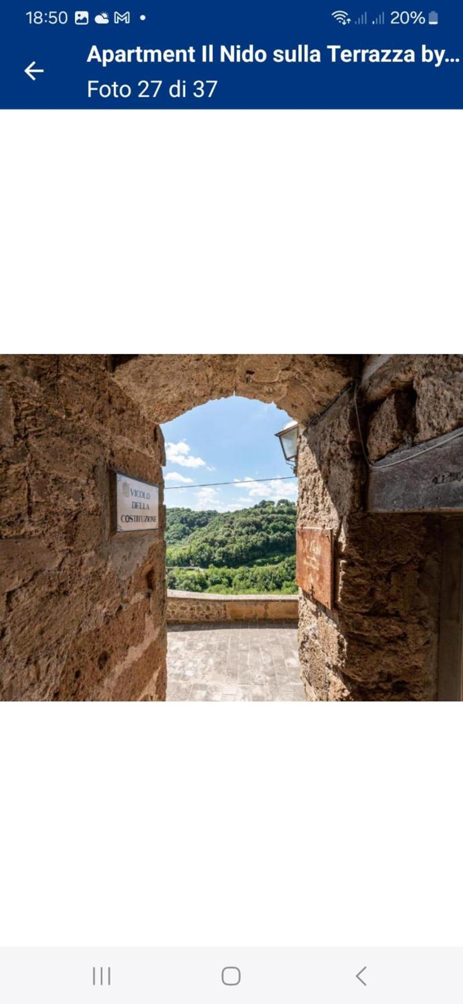 Apartmán Il Nido Sulla Terrazza Pitigliano Pokoj fotografie